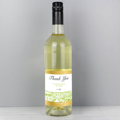 Personalised Vineyard White Wine Food & Drink Everything Personal
