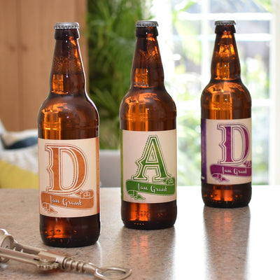Personalised Dad Pack of 3 Beer Alcohol Everything Personal