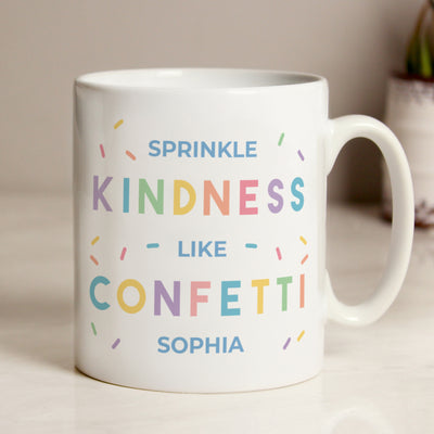Personalised Kindness Like Confetti Mug Mugs Everything Personal