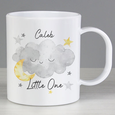 Personalised Little One Cloud Plastic Mug Mugs Everything Personal