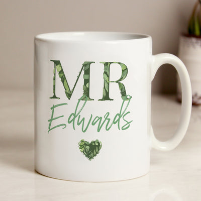 Personalised Mr Foliage Mug Mugs Everything Personal