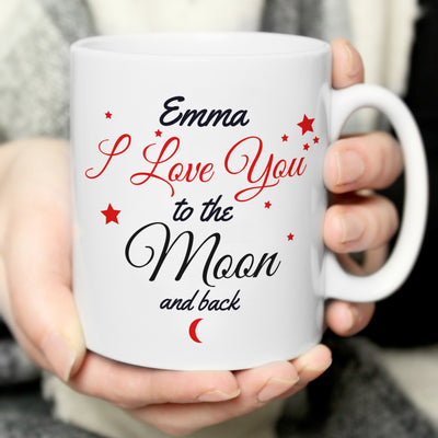 Personalised To The Moon & Back Mug Mugs Everything Personal