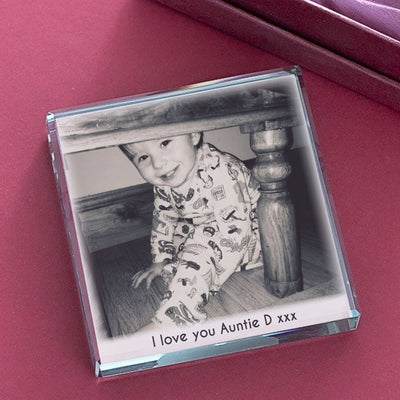 Personalised Photo Upload Crystal Token Ornaments Everything Personal