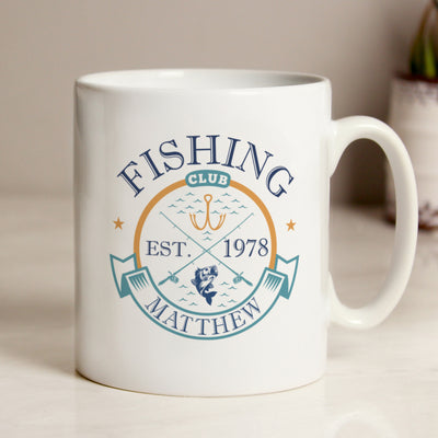 Personalised Fishing Club Mug Mugs Everything Personal