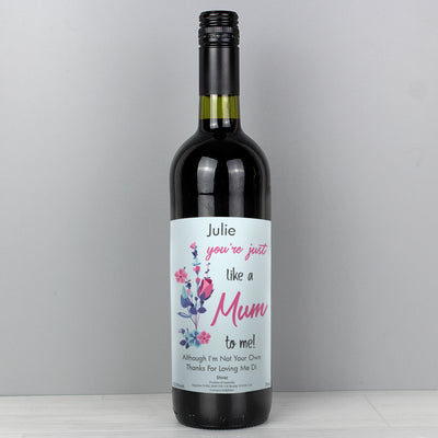 Personalised Just Like A Mum Red Wine Alcohol Everything Personal