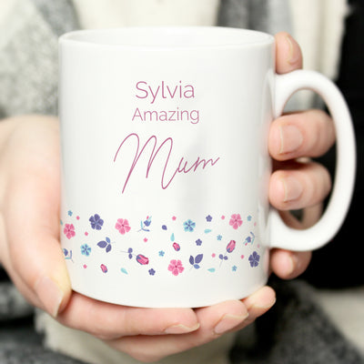 Personalised Amazing Floral Mug Mugs Everything Personal
