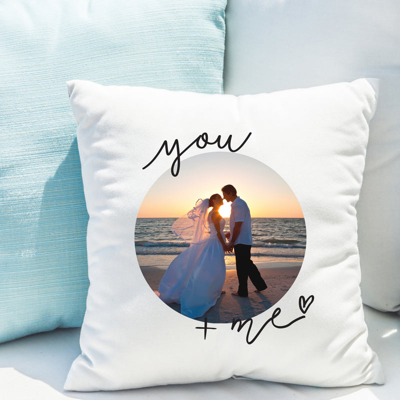 Personalised You & Me Photo Upload Cushion Textiles Everything Personal