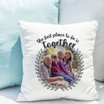 Personalised Better Together Photo Upload Cushion Photo Upload Products Everything Personal