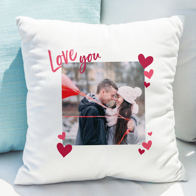 Personalised Love You Photo Upload Cushion Photo Upload Products Everything Personal