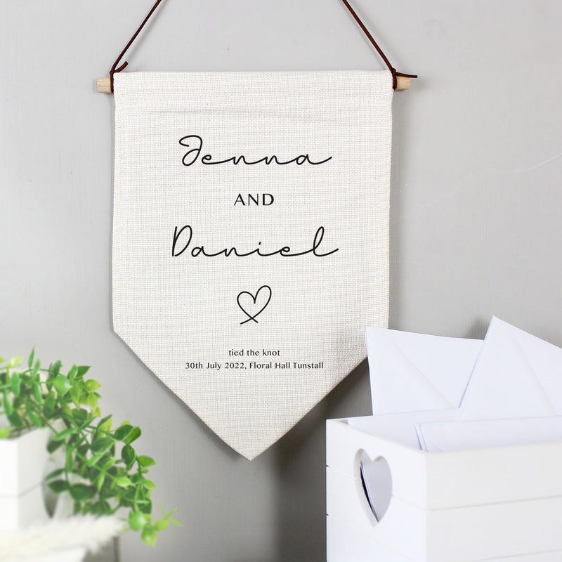 Personalised Wedding Hanging Banner Hanging Decorations & Signs Everything Personal