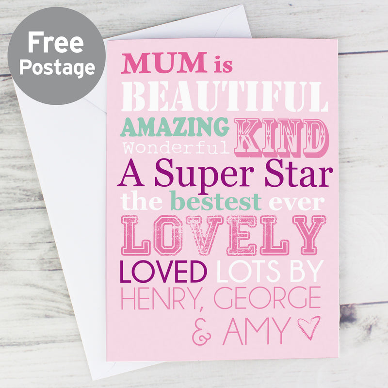 Personalised She Is... Card Greetings Cards Everything Personal