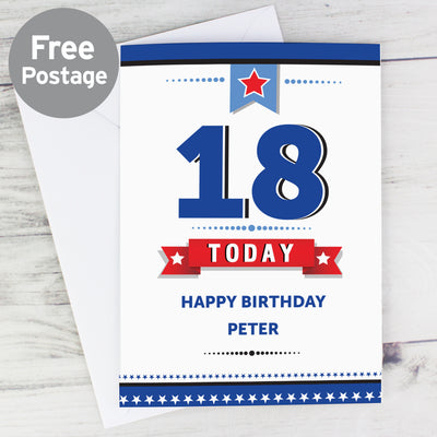 Personalised Birthday Star Card Greetings Cards Everything Personal