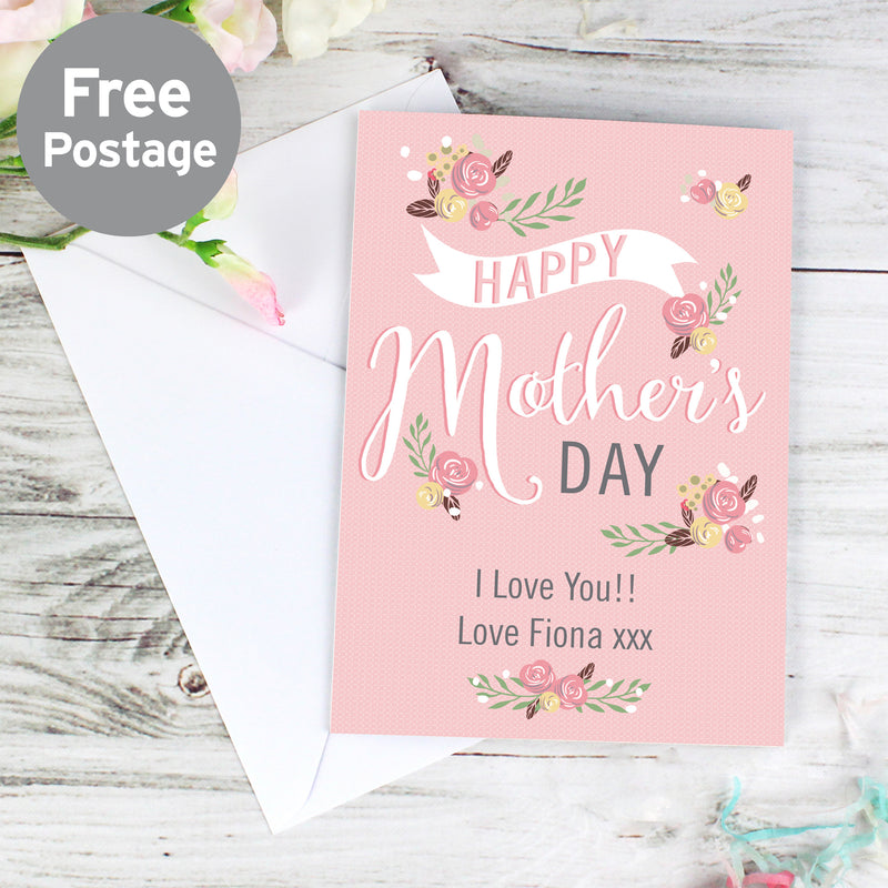 Personalised Floral Bouquet Mother&