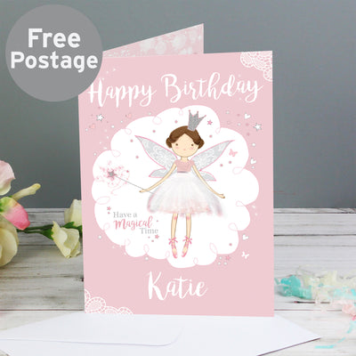Personalised Fairy Princess Card Greetings Cards Everything Personal