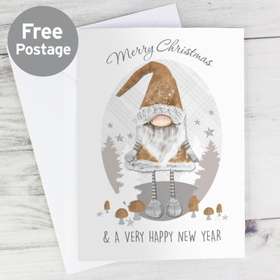 Personalised Scandinavian Christmas Gonk Card Greetings Cards Everything Personal