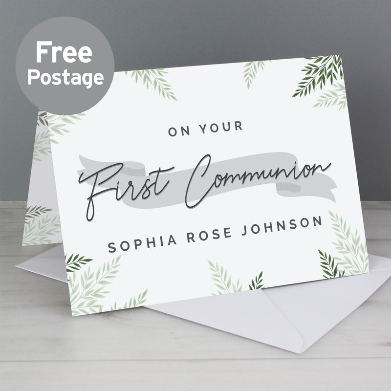 Personalised First Communion Card Greetings Cards Everything Personal