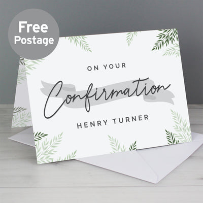 Personalised Confirmation Card Greetings Cards Everything Personal