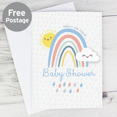 Personalised Baby Shower and New Baby Card Greetings Cards Everything Personal