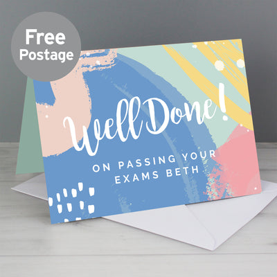 Personalised Well Done! Card Greetings Cards Everything Personal
