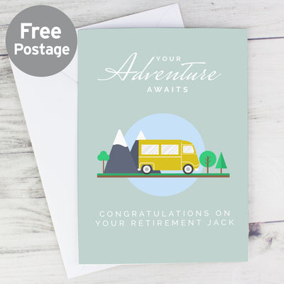 Personalised Leaving Retirement Adventure Card Greetings Cards Everything Personal