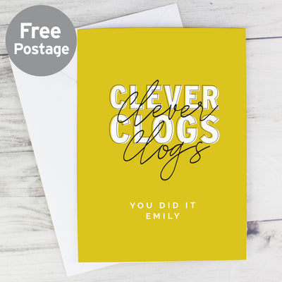 Personalised Clever Clogs Card Greetings Cards Everything Personal