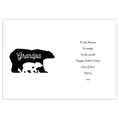 Personalised Fingers Maybe Small Polar Bear Card Greetings Cards Everything Personal