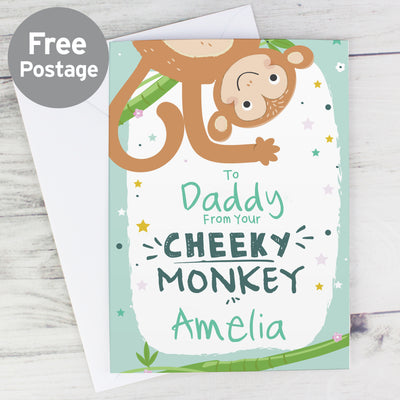 Personalised From Your Cheeky Monkey Card Greetings Cards Everything Personal