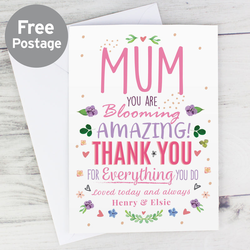 Personalised You Are Blooming Amazing Card Greetings Cards Everything Personal