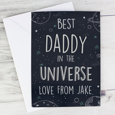 Personalised Best... In The Universe Card Greetings Cards Everything Personal