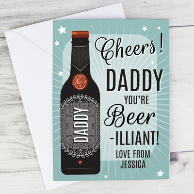 Personalised Beer-illiant Card Greetings Cards Everything Personal