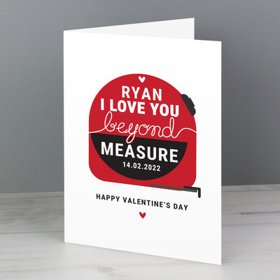 Personalised Beyond Measures Card Greetings Cards Everything Personal