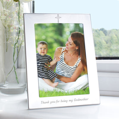 Silver 5x7 Godmother Photo Frame Photo Frames, Albums and Guestbooks Everything Personal