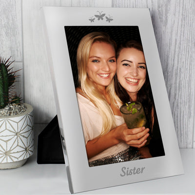 Silver 5x7 Sister Photo Frame Photo Frames, Albums and Guestbooks Everything Personal