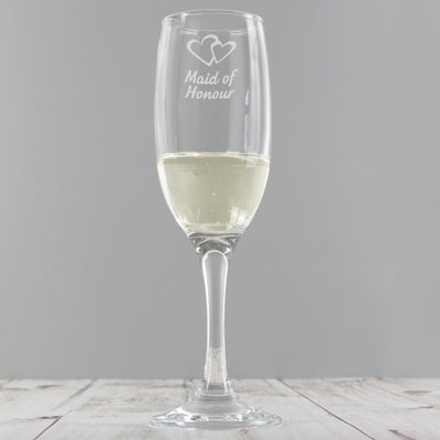 Maid of Honour Single Flute Glasses & Barware Everything Personal
