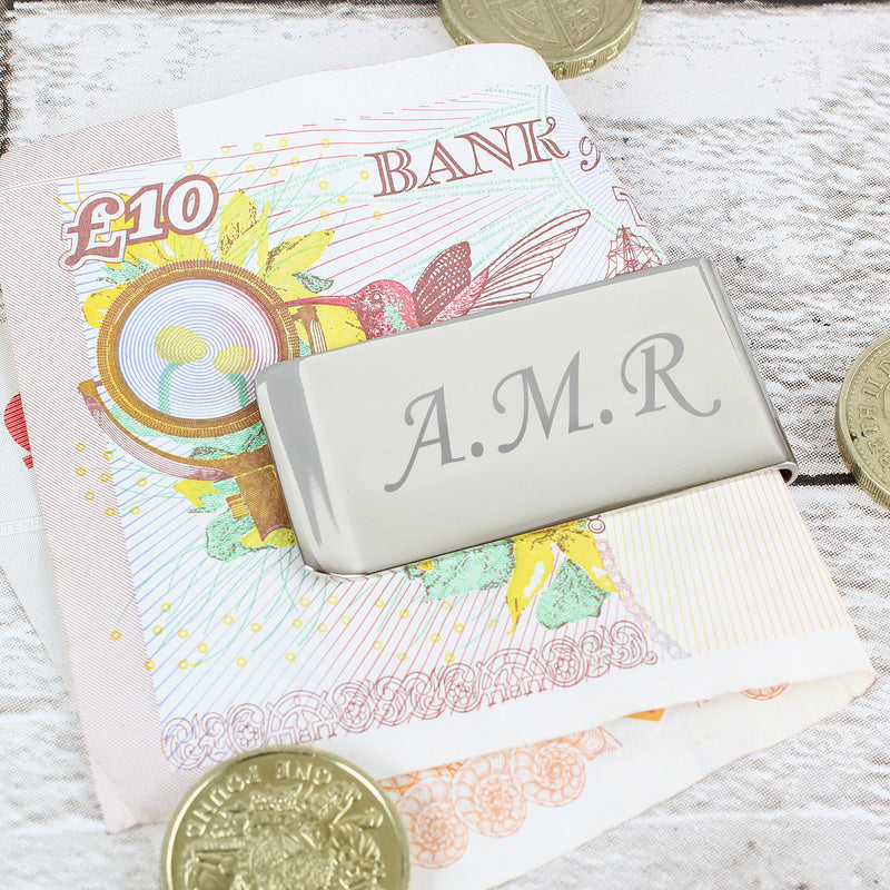 Personalised Silver Plated Money Clip Keepsakes Everything Personal