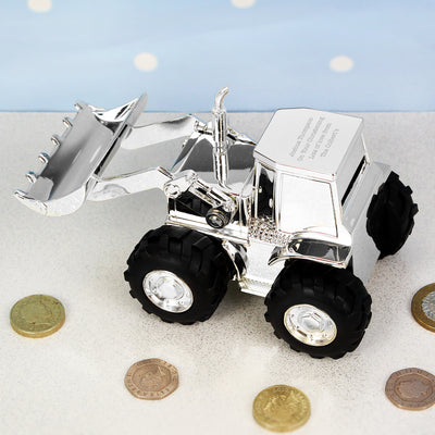 Personalised Digger Money Box Money Boxes Everything Personal