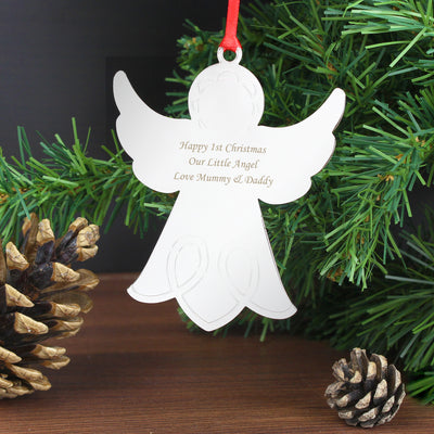 Personalised Angel Tree Decoration Christmas Decorations Everything Personal