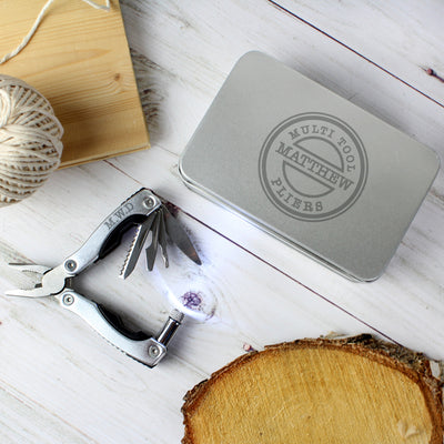 Personalised Stamp Motif Stainless Steel Multifunctional Pliers Keepsakes Everything Personal