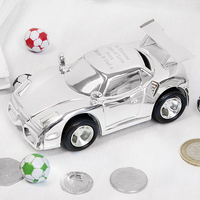 Personalised Racing Car Money Box Money Boxes Everything Personal