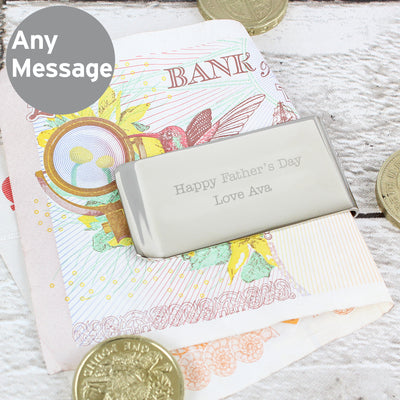 Personalised Any Message Money Clip Keepsakes Everything Personal