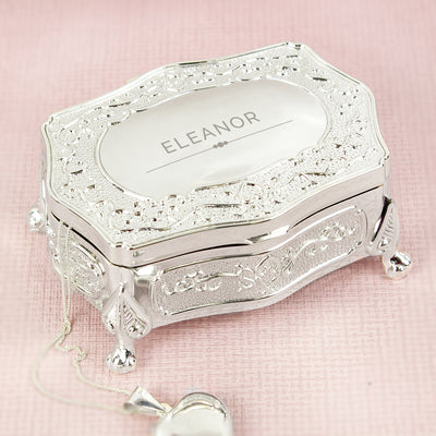 Personalised Classic Small Antique Trinket Box Trinket, Jewellery & Keepsake Boxes Everything Personal