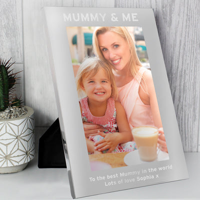 Personalised & Me 5x7 Silver Photo Frame Photo Frames, Albums and Guestbooks Everything Personal