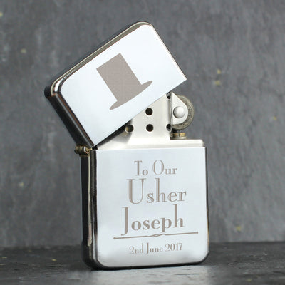 Personalised Decorative Wedding Usher Lighter Keepsakes Everything Personal