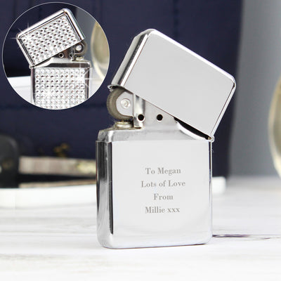 Personalised Any Message Diamante Lighter Keepsakes Everything Personal