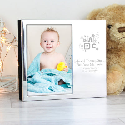 Personalised ABC 4x6 Photo Frame Album Photo Frames, Albums and Guestbooks Everything Personal