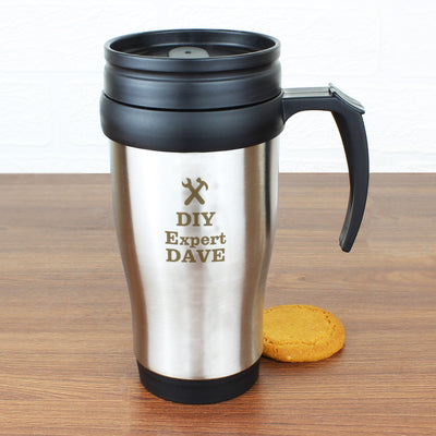 Personalised Man At Work Travel Mug Mugs Everything Personal