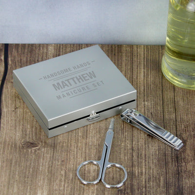 Personalised Handsome Hands Manicure Set Keepsakes Everything Personal