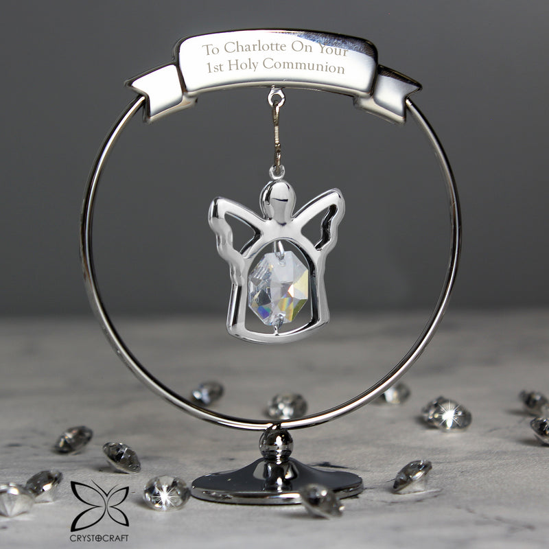 Personalised Crystocraft Angel Ornament Ornaments Everything Personal