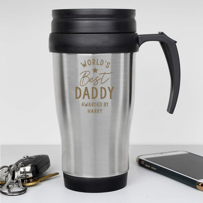 Personalised 'Worlds Best' Travel Mug Mugs Everything Personal