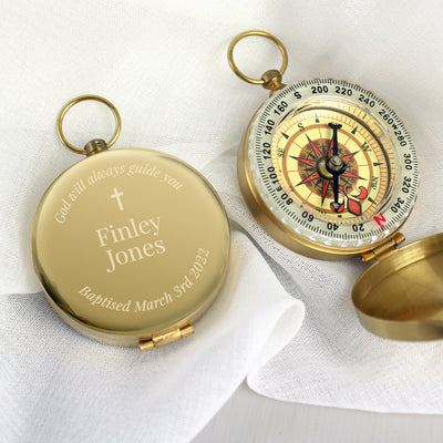Personalised Religious Compass Keepsakes Everything Personal